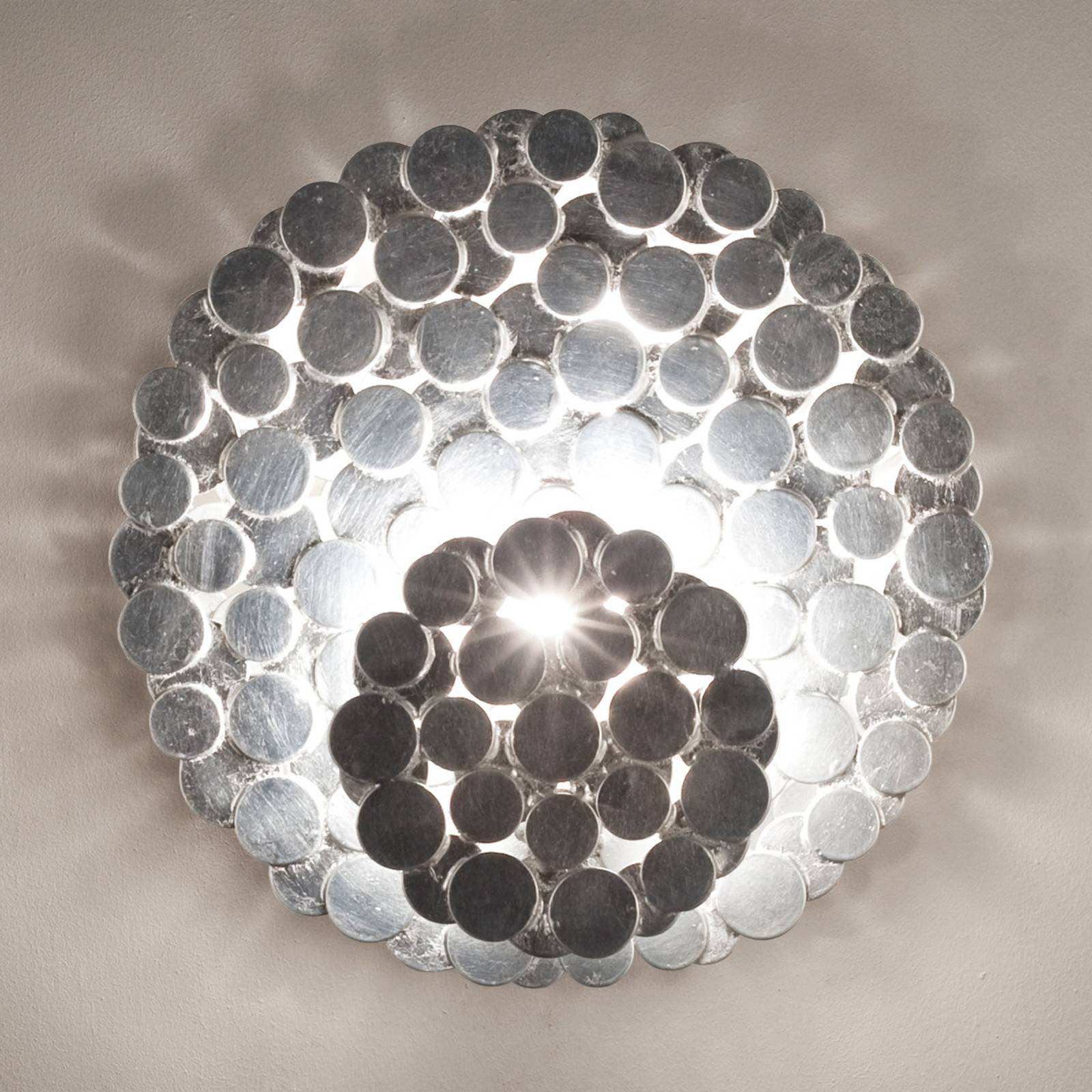 Terzani Tresor Designer-Wandleuchte silber Terzani Tresor Designer-Wandleuchte silber von Terzani