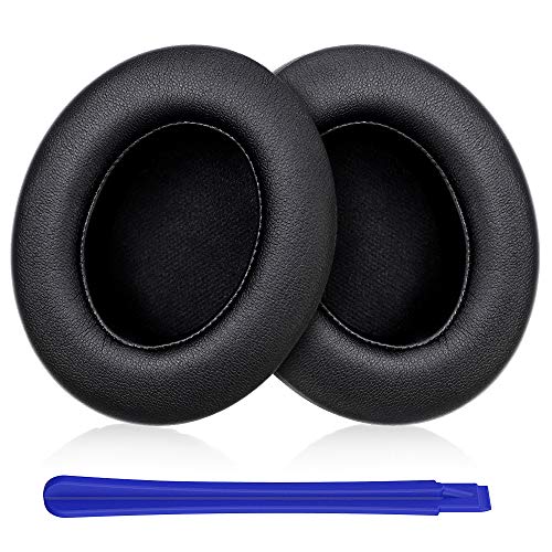 TesRank Ohrpolster für Beats Studio 2.0 & Studio 3.0 & Studio Wired B0500 & Studio Wireless B0501 Kopfhörer, Premium Ersatzpolster Beats Studio Ohrmuschel Earpads Schaumstoff - Schwarz von TesRank