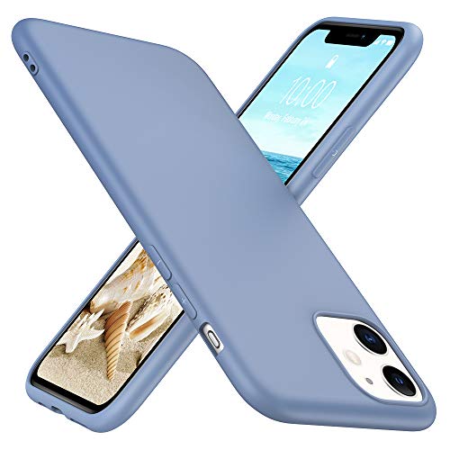 TesRank iPhone 11 Hülle, Matte Oberfläche Soft Hüllen [Ultra Dünn] [Kratzfest] TPU Schutzhülle Case Weiche Handyhülle für iPhone 11-Lavendelgrau von TesRank