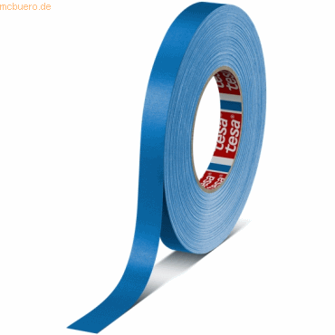 10 x Tesa Gewebeband 4651 15mm x 50m blau von Tesa