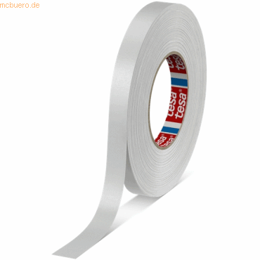 10 x Tesa Gewebeband 4651 15mm x 50m weiß von Tesa
