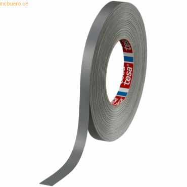 12 x Tesa Gewebeband 4651 12mm x 50m grau von Tesa