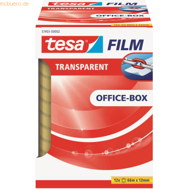 12 x Tesa Klebefilm tesafilm transparent 12mmx66m 12 Rollen 12 x Tesa Klebefilm tesafilm transparent 12mmx66m 12 Rollen von Tesa
