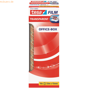 12 x Tesa Klebefilm tesafilm transparent 15mmx33m 10 Rollen 12 x Tesa Klebefilm tesafilm transparent 15mmx33m 10 Rollen von Tesa