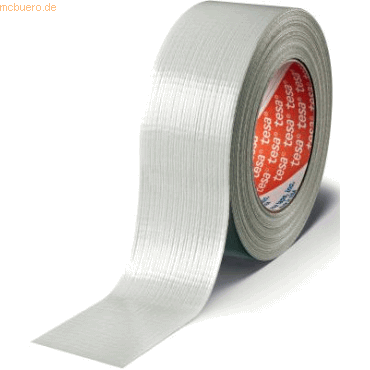 12 x Tesa Steinband Standard 4613 96mm x 50m mattsilber von Tesa