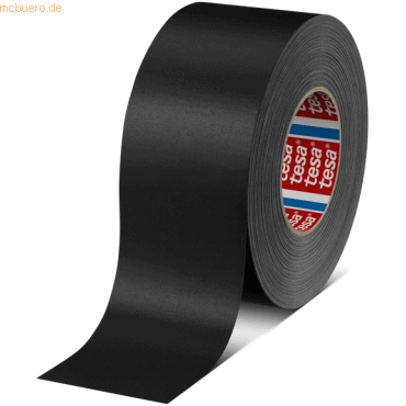 2 x Tesa Gewebeband 4651 75mm x 50m schwarz 2 x Tesa Gewebeband 4651 75mm x 50m schwarz von Tesa