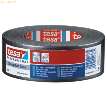 24 x Tesa Allzweckband tesa duct tape 4662 48mmx50m silber von Tesa