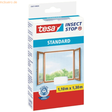 24 x Tesa Fliegengitter tesa Insect Stop Standard für Fenster 1,10x1,3 von Tesa