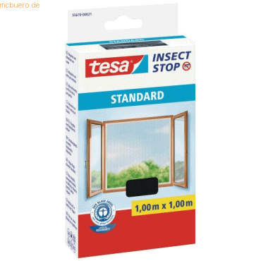 24 x Tesa Fliegengitter tesa Insect Stop Standard für Fenster 1x1m ant von Tesa