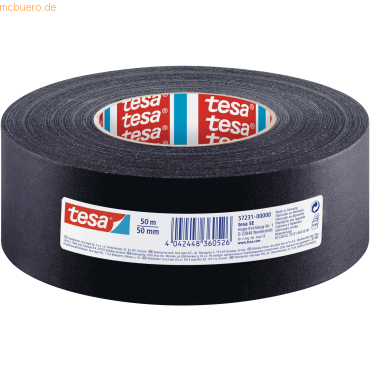 3 x Tesa Gewebeklebeband tesaband 50mx50mm schwarz 3 x Tesa Gewebeklebeband tesaband 50mx50mm schwarz von Tesa