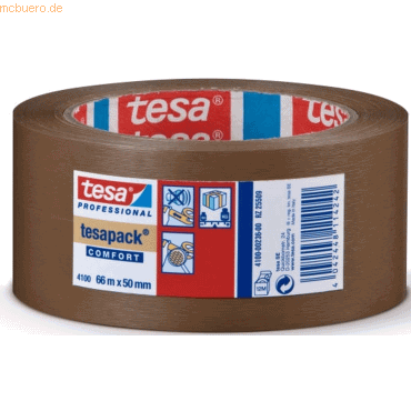 36 x Tesa Packband tesapack 66mx50mm PVC braun 36 x Tesa Packband tesapack 66mx50mm PVC braun von Tesa