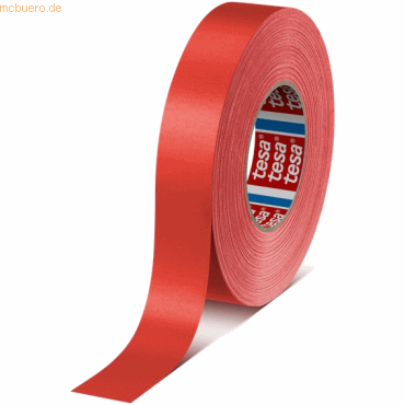 5 x Tesa Gewebeband 4651 30mm x 50m rot von Tesa