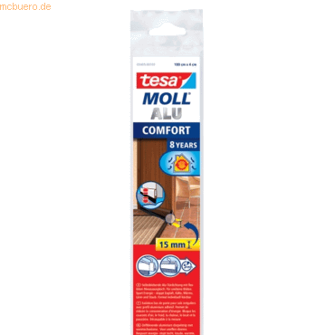 5 x Tesa Türdichtschiene für unebene Böden 1mx40mm braun 5 x Tesa Türdichtschiene für unebene Böden 1mx40mm braun von Tesa