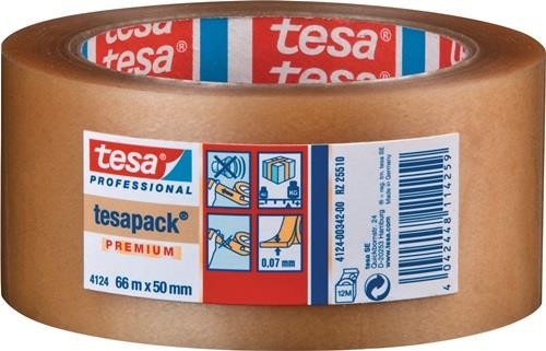 6 Stk. Tesa Verpackungsklebeband PVC pack® 4124 farblos L.66m B.50mm Rl. von Tesa