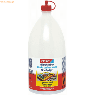 6 x Tesa Alleskleber 1750g Flasche von Tesa