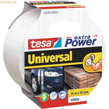 6 x Tesa Klebeband extra Power 10mx48mm weiß 6 x Tesa Klebeband extra Power 10mx48mm weiß von Tesa