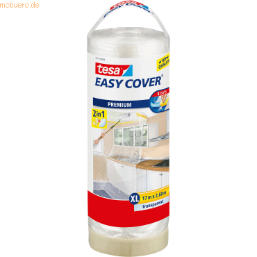 6 x Tesa Nachfüllrolle Easy Cover Premium 17mx260cm (Größe XL) von Tesa