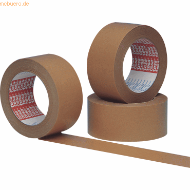 6 x Tesa Packband 50mmx50m Papier braun von Tesa