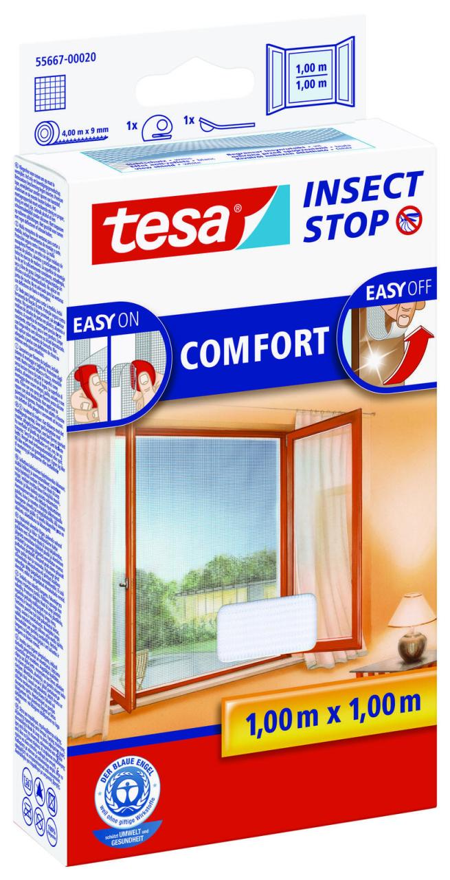 tesa Fliegengitter Insect Stop COMFORT weiß 1,0 x 1,0 m tesa Fliegengitter Insect Stop COMFORT weiß 1,0 x 1,0 m von Tesa