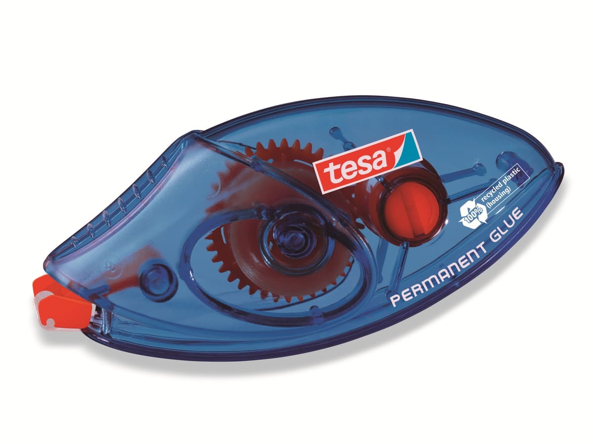 TESA ® Roller Kleben permanent ecoLogo®, Einwegroller, 8,5m:8,4mm, 59090-00005-03 von Tesa