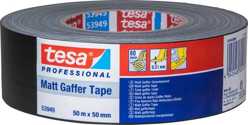 TESA 53949-00000-02 Gewebeklebeband tesa® Gaffer tape Schwarz (L x B) 50m x 50mm 1St. von Tesa