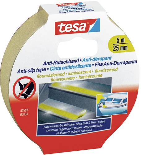 TESA 55580-00000-11 Anti-Rutschband Weiß (L x B) 5m x 25mm 1St. von Tesa