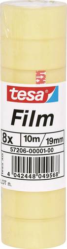 TESA 57206-00001-01 tesafilm Standard Transparent (L x B) 10m x 19mm 8St. von Tesa