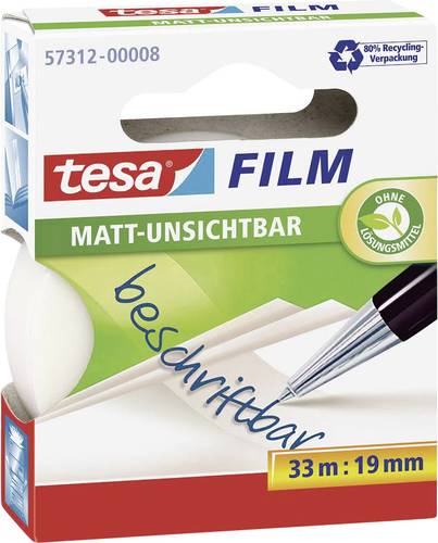 TESA 57312-00008-02 tesafilm Invisible Transparent (L x B) 33m x 19mm 1St. von Tesa