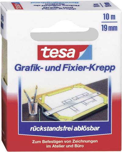 TESA 57415-00000-01 Kreppband (L x B) 10m x 19mm von Tesa