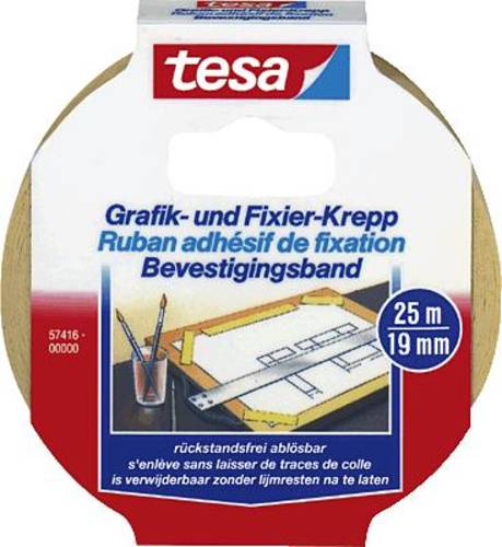 TESA 57416-00000-02 Kreppband (L x B) 25m x 19mm 1St. von Tesa