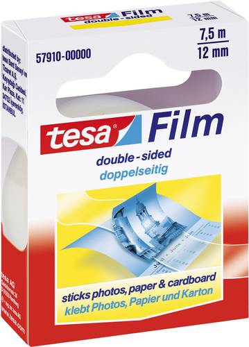 TESA 57910-00000-02 Doppelseitiges Klebeband tesafilm® Transparent (L x B) 7.5m x 12mm von Tesa