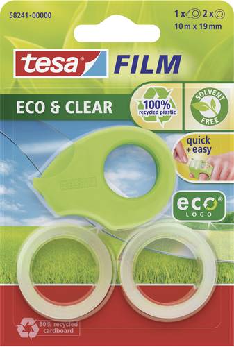 TESA 58241-00000-01 tesafilm ecoLogo® Hellgrün (L x B) 10m x 19mm 1St. von Tesa