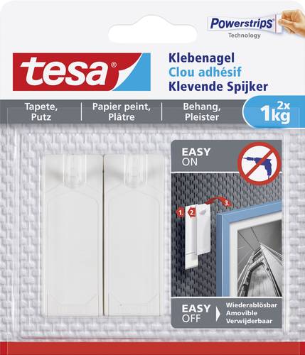 TESA 77773 Klebenagel Weiß Inhalt: 2St. von Tesa