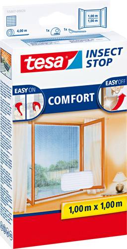 TESA COMFORT 55667-00020-00 Fliegengitter (B x H) 1000mm x 1000mm Weiß 1St. von Tesa