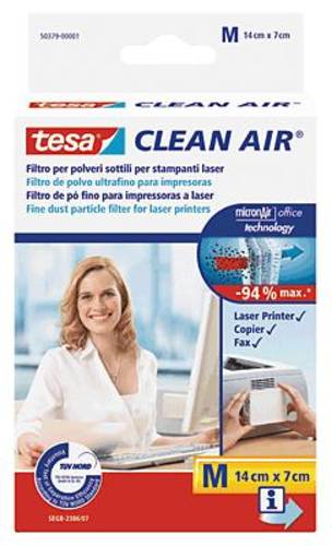 TESA Clean Air M Laserdrucker Filter Feinstaub Selbstklebend 1St. von Tesa