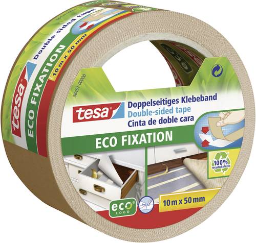 TESA ECO FIXATION 56451-00000-11 Doppelseitiges Klebeband (L x B) 10m x 50mm 1St. von Tesa