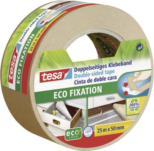 TESA ECO FIXATION 56452-00000-11 Doppelseitiges Klebeband (L x B) 25m x 50mm 1St. von Tesa