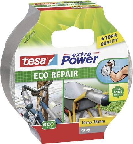 TESA ECO REPAIR 56431-00002-00 Gewebeklebeband tesa® extra Power Grau (L x B) 10m x 38mm 1St. von Tesa