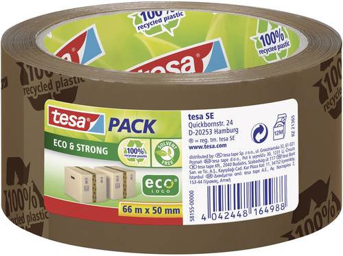 TESA ECO & STRONG 58155-00000-00 Packband tesapack® Braun (L x B) 66m x 50mm 1St. von Tesa