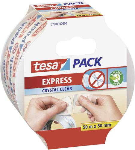 TESA EXPRESS 57804-00000-01 Packband tesapack® Transparent (L x B) 50m x 50mm 1St. von Tesa