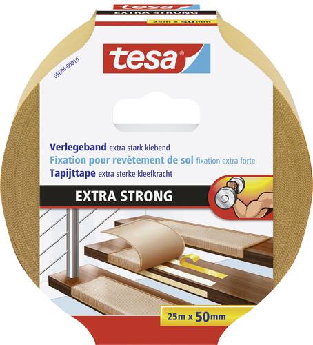 TESA EXTRA STRONG 05696-00010-11 Verlegeband Orange (L x B) 25m x 50mm 1St. von Tesa