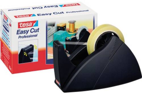 TESA Klebeband-Abroller Easy Cut® Professional Schwarz Rollenbreite (max.): 25mm von Tesa