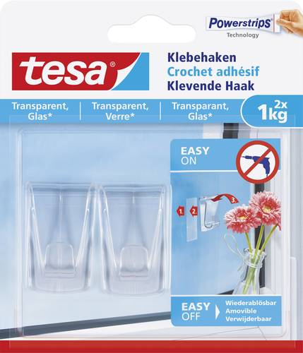 TESA Klebehaken Large Transparent Inhalt: 2St. von Tesa