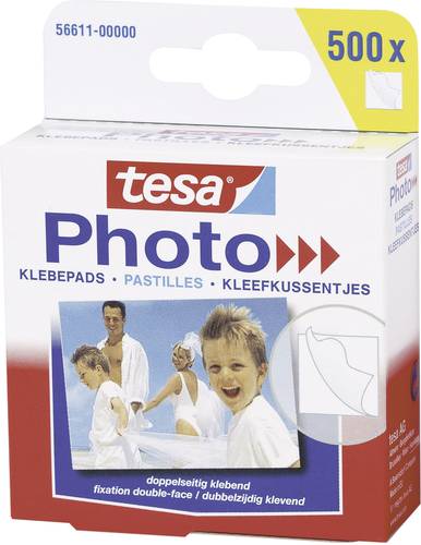 TESA Photo® Klebepads (B x H) 12mm x 13mm Weiß Inhalt: 500St. von Tesa