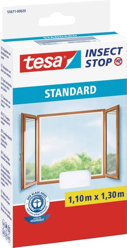 TESA STANDARD 55671-00020-03 Fliegengitter (B x H) 1300mm x 1100mm Weiß 1St. von Tesa