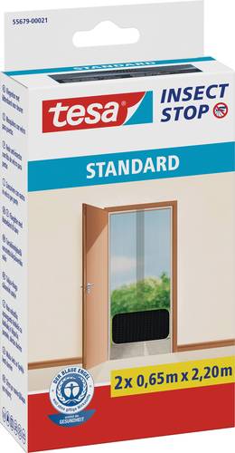 TESA STANDARD 55679-00021-03 Tür-Fliegengitter (B x H) 650mm x 2200mm Anthrazit 1St. von Tesa