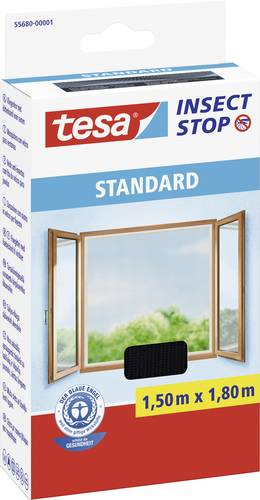 TESA STANDARD 55680-00001-02 Fliegengitter (B x H) 1800mm x 1500mm Anthrazit 1St. von Tesa