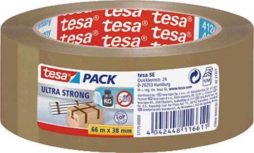 TESA ULTRA STRONG 57175-00000-02 Packband tesapack® Braun (L x B) 66m x 38mm 1St. von Tesa