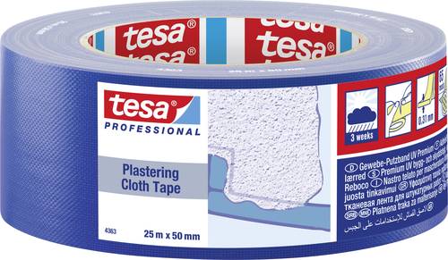 Tesa 04363-00001-02 Putzband tesa® Professional Blau (L x B) 25m x 50mm 1St. von Tesa