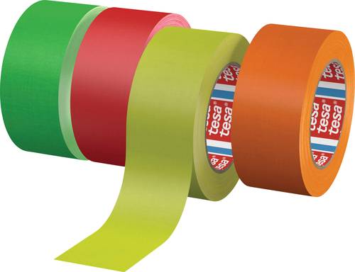 Tesa 04671-00049-10 Gewebeklebeband tesaband® 4671 Neonorange (L x B) 25m x 19mm 1St. von Tesa